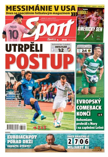 Obálka e-magazínu Sport 4.8.2023