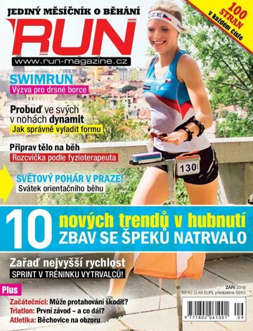 Obálka e-magazínu RUN 09/2018