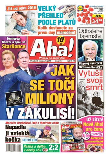 Obálka e-magazínu AHA! 5.11.2018