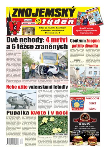 Obálka e-magazínu Znojemský týden 34/2017