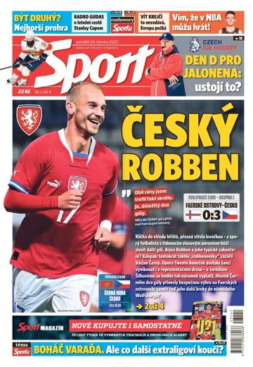 Obálka e-magazínu Sport 19.6.2023