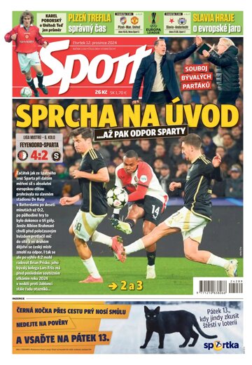 Obálka e-magazínu Sport 12.12.2024