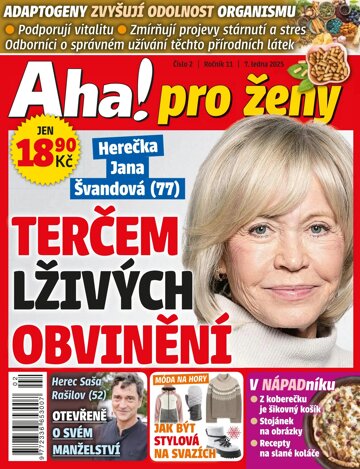 Obálka e-magazínu AHA! pro ženy 2/2025