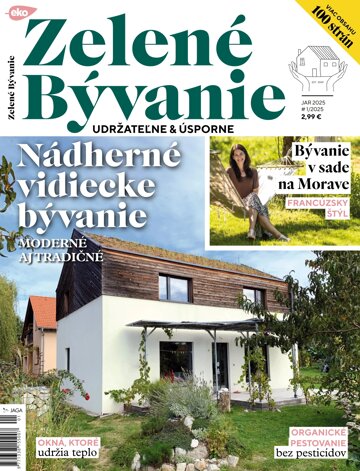 Obálka e-magazínu Zelené bývanie 1/2025