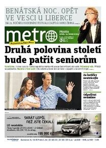 Obálka e-magazínu deník METRO 24.7.2013