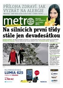 Obálka e-magazínu deník METRO 25.3.2014