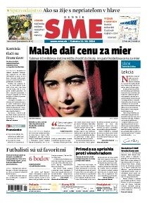 Obálka e-magazínu SME 11.10.2014