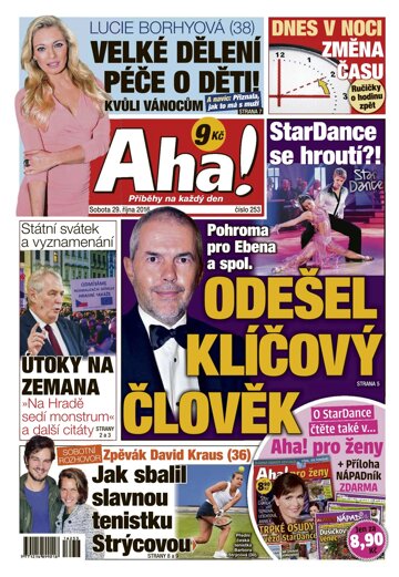 Obálka e-magazínu AHA! 29.10.2016