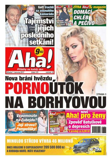 Obálka e-magazínu AHA! 7.6.2017