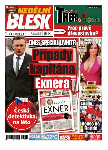 Obálka e-magazínu Nedělní Blesk 2.7.2017