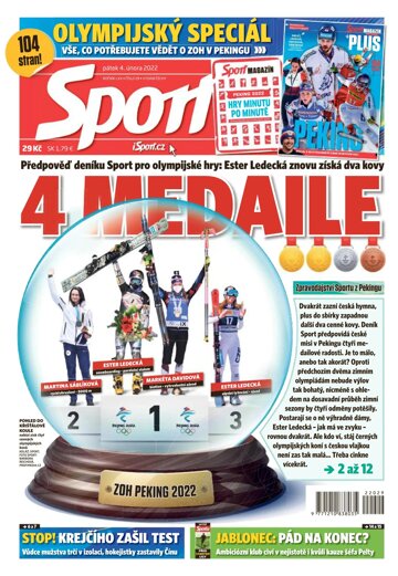 Obálka e-magazínu Sport 4.2.2022