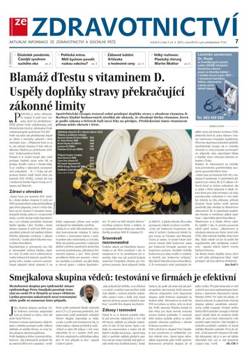 Obálka e-magazínu Ze Zdravotnictví 7/2021