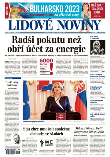 Obálka e-magazínu Lidové noviny 21.6.2023