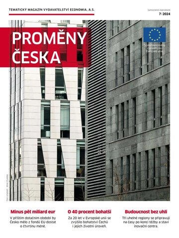 Obálka e-magazínu Hospodářské noviny - příloha 137 - 17.7.2024 Proměny Česka