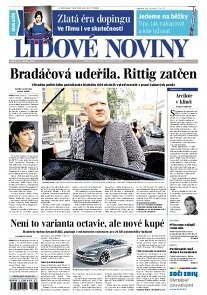 Obálka e-magazínu Lidové noviny 14.2.2014