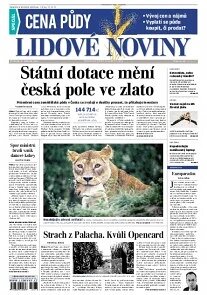 Obálka e-magazínu Lidové noviny 27.3.2014