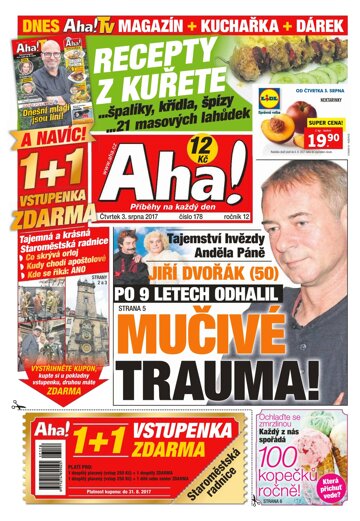 Obálka e-magazínu AHA! 3.8.2017