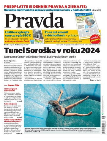 Obálka e-magazínu Pravda 5.8.2017