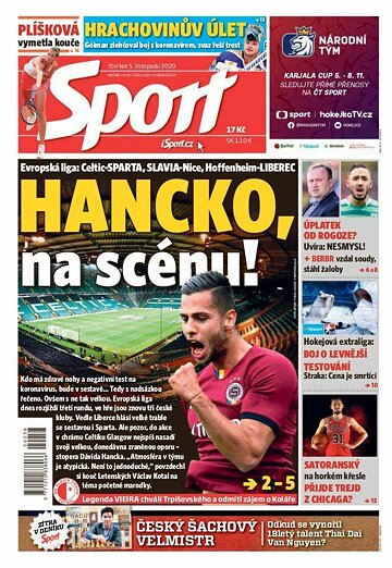 Obálka e-magazínu Sport 5.11.2020