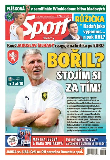 Obálka e-magazínu Sport 8.7.2021