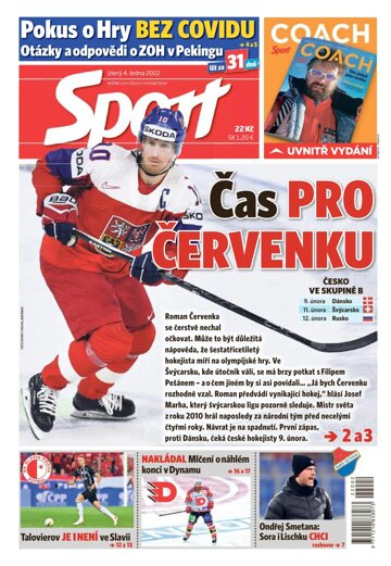 Obálka e-magazínu Sport 4.1.2022