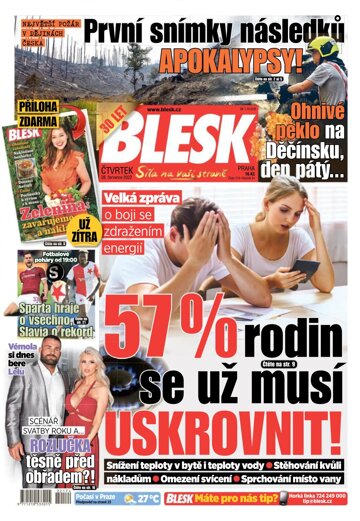 Obálka e-magazínu Blesk 28.7.2022