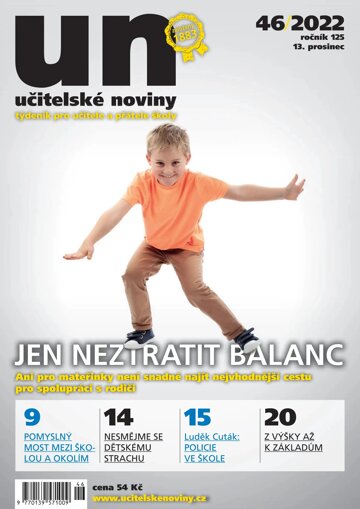 Obálka e-magazínu Učitelské noviny 46/2022