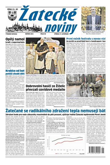 Obálka e-magazínu Žatecké noviny 46/2021