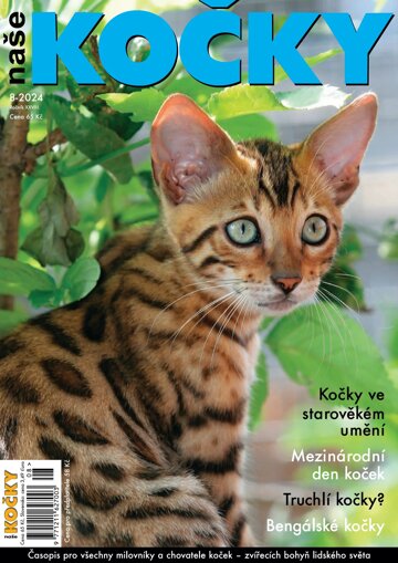 Obálka e-magazínu Naše kočky 8/2024