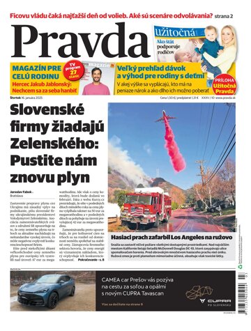 Obálka e-magazínu Pravda 16. 1. 2025