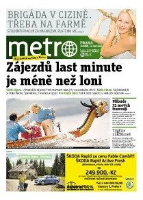 Obálka e-magazínu deník METRO 15.7.2013