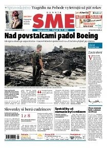 Obálka e-magazínu SME 18.7.2014