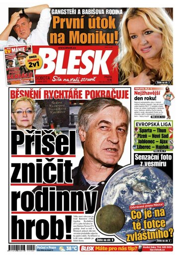 Obálka e-magazínu Blesk 8.8.2015