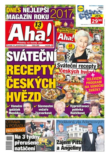 Obálka e-magazínu AHA! 14.12.2017