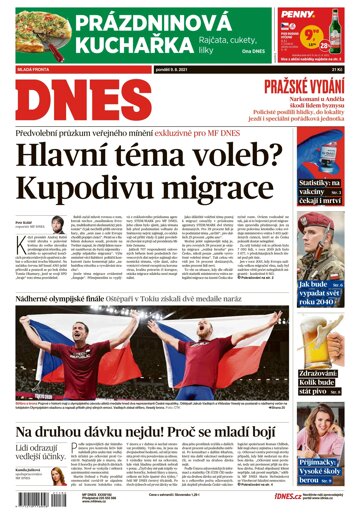 Obálka e-magazínu MF Dnes 9.8.2021