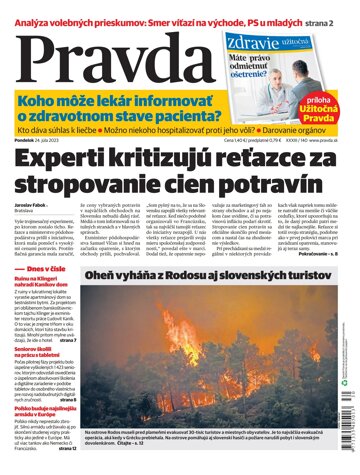 Obálka e-magazínu Pravda 24. 7. 2023