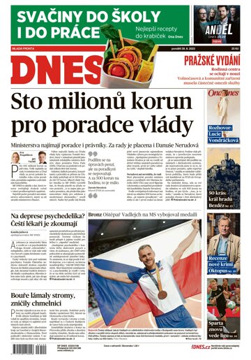 Obálka e-magazínu MF Dnes 28.8.2023