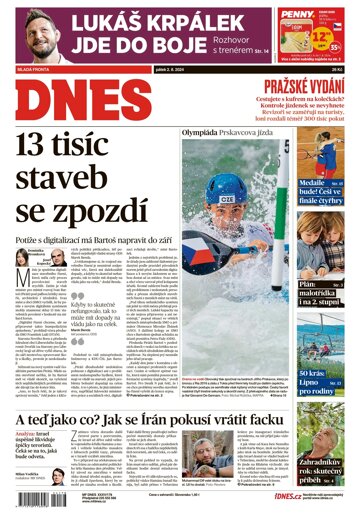 Obálka e-magazínu MF Dnes 2.8.2024