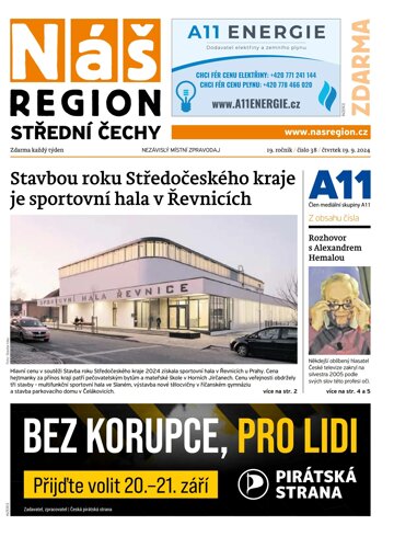 Obálka e-magazínu Náš Region - Střední Čechy 38/2024