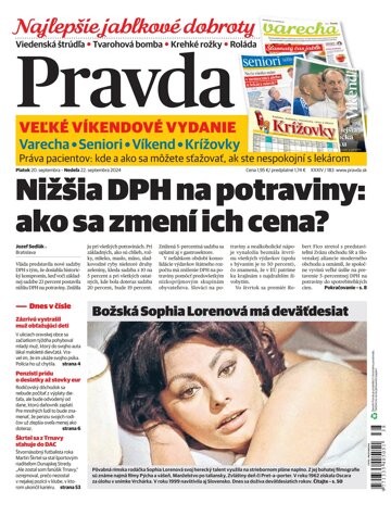 Obálka e-magazínu Pravda 20. 9. 2024