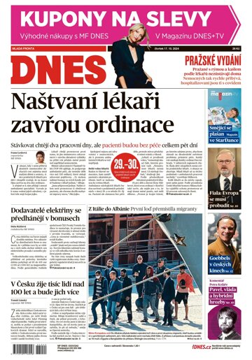 Obálka e-magazínu MF Dnes 17.10.2024