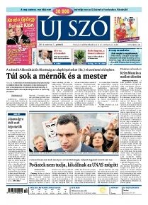 Obálka e-magazínu Új Szó 7.3.2014