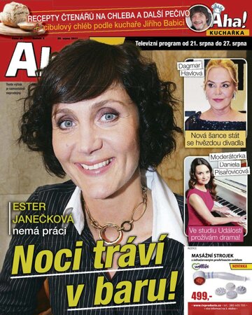 Obálka e-magazínu AHA! Tv - 20.8.2015