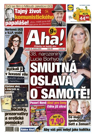 Obálka e-magazínu AHA! 18.4.2016