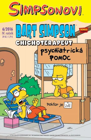 Obálka e-magazínu Bart Simpson 6/2016: Chichoterapeut