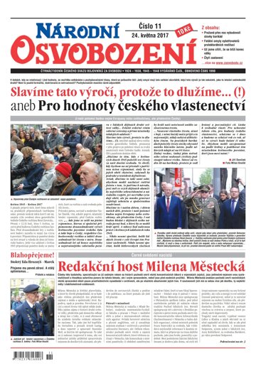 Obálka e-magazínu Národní Osvobození 11/2017