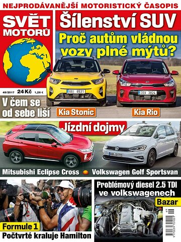 Obálka e-magazínu Svět motorů 4.12.2017