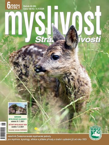 Obálka e-magazínu Myslivost 6/2021