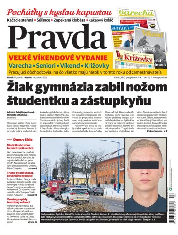 Obálka e-magazínu Pravda 17. 1. 2025