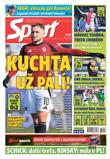 Obálka e-magazínu Sport 3.2.2025